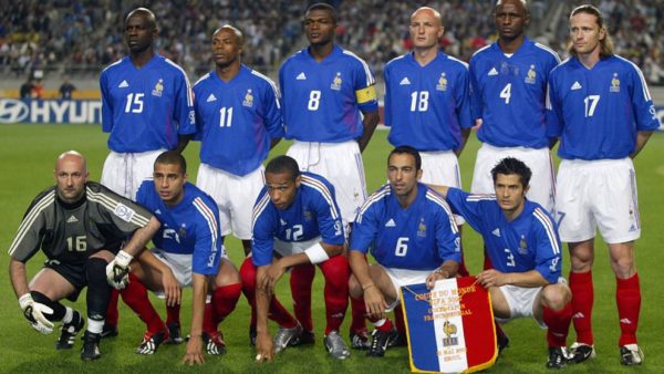 france football team 2002 world cup