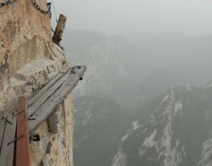 Mont Hua Shan en Chine